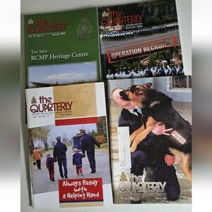 The Quarterly RCMP Royal Canadian Mounted Police Magazine Lot 2002 2006 2007